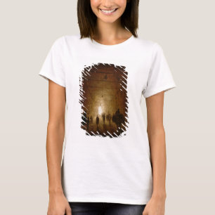 Camiseta Cavaleiros e pedestres que passam com um P