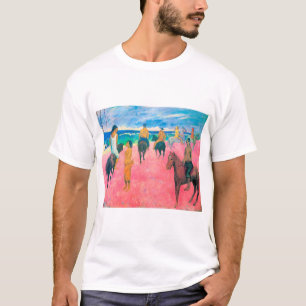 Camiseta Cavaleiros na praia, Gauguin