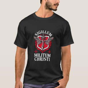 Camiseta Cavaleiros Templários Guerreiros Do Cristo Sigillu