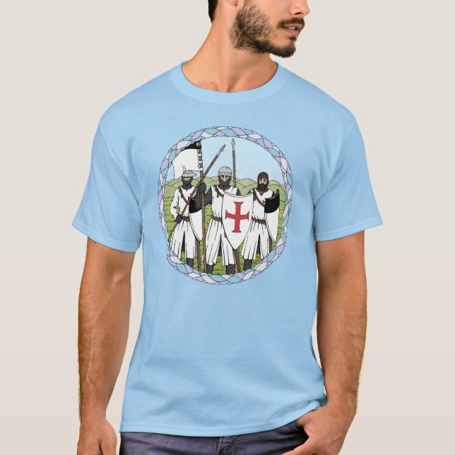 Camiseta Cavaleiros Templários Medievais (Frente)