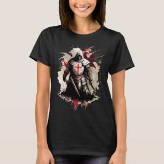 Camiseta Cavaleiros Templários Medievais Guerreiros Guerrei
