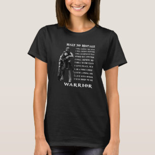 Camiseta Cavaleiros Templários Não Cometem Nascer Errado De