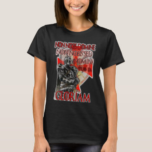Camiseta Cavaleiros Templários Não Nobis Gloriam Crusader C