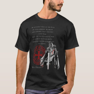 Camiseta Cavaleiros Templários Soldados Cristãos Cruzados