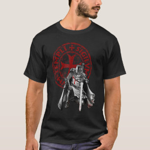 Camiseta Cavaleiros Templários Soldados Cruzados Cristãos 1