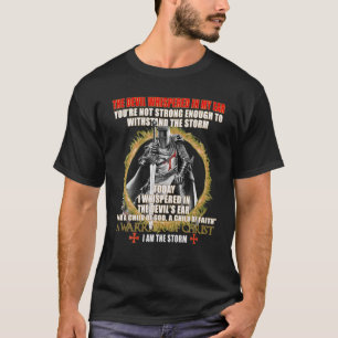 Camiseta Cavaleiros Templários T Juramento Por Deus - Crist