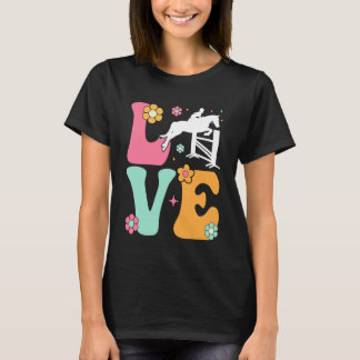Camiseta Cavalgada Boho de Cavalos Engraçados Amor 