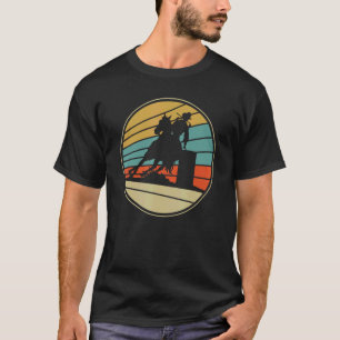 Camiseta Cavalgada de Barril de Corrida País do Pôr do Sol