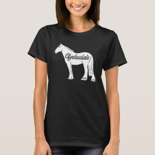 Camiseta Cavalgada de cavalo de raça Clydesdale pun