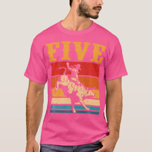 Camiseta Cavalgada de Touro Menino de 5 Anos de Idade Fazen