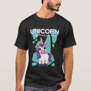 Camiseta Cavalgada de Unicórnio em Direção aos Seus Sonhos