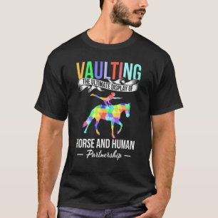 Camiseta Cavalgada em Trampolim para Meninas que Praticam G