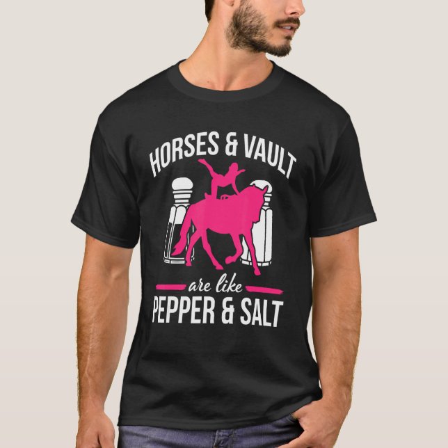 Camiseta Cavalgada em Trampolim para Meninas que Praticam G (Frente)