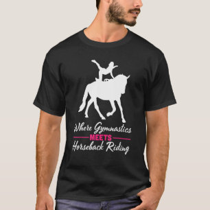 Camiseta Cavalgada em Trampolim para Meninas que Praticam G