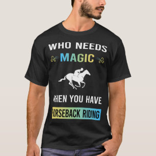 Camiseta Cavalgada Mágica de Cavalo Cavalgando