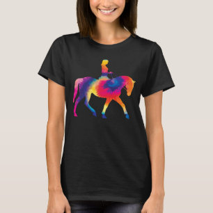 Camiseta Cavalgada para Cavaleiro de Cavalo Tie Dye Cavalga