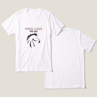 Camiseta Cavalgador Monta Livre Design Minimalista de Cabeç