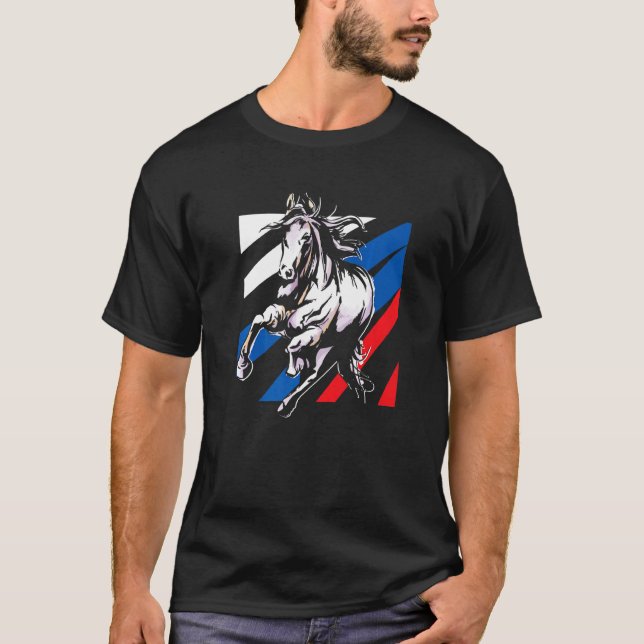 Camiseta Cavalgadores Fã De Montar Cavalos Esporte Equestre (Frente)