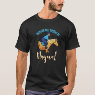 Camiseta Cavalgando Cavaleiro Mágico de Cavalaria Cavalo