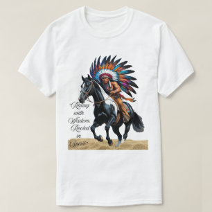 Camiseta Cavalgando com Sabedoria, Enraizado em Espírito