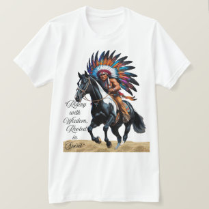 Camiseta Cavalgando com Sabedoria, Enraizado em Espírito