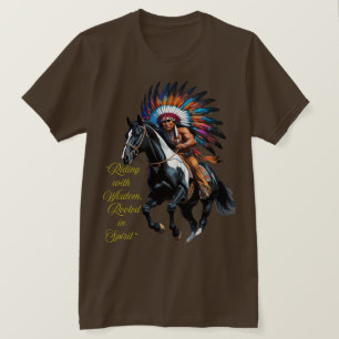 Camiseta Cavalgando com Sabedoria, Enraizado em Espírito