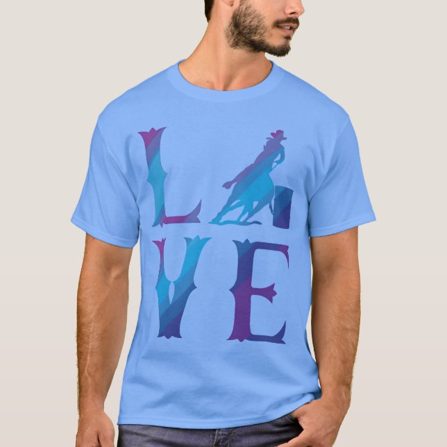 Camiseta Cavalgar Barril engraçado (Frente)