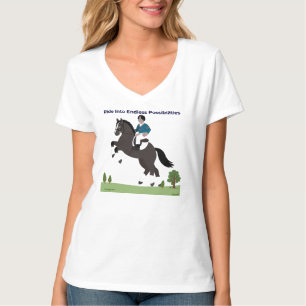 Camiseta Cavalgar em Direção a Possibilidades Infinitas I