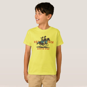 Camiseta Cavalgar juntos - Uma vida maravilhosa no Oeste