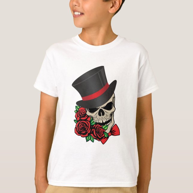 Camiseta Cavalheiro Crânio (Frente)