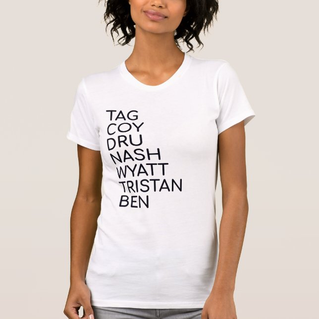 Camiseta Cavalheiros do pequeno rio (Frente)