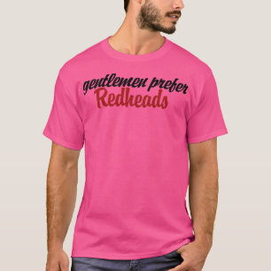 Camiseta Cavalheiros preferem ruivas
