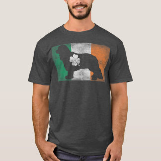 Camiseta Cavalier King Charles Patrick's Day Irish Flag Sai