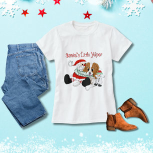 Camiseta Cavalier King Charles Pequeno Auxiliar do Papai No