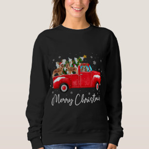 Camiseta Cavalier King Charles Red Truck Papais noeis De Na
