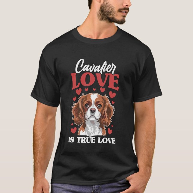 Camiseta Cavalier King Charles Spaniel Cachorro (Frente)