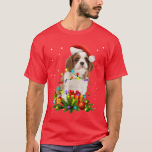 Camiseta Cavalier King Charles Spaniel Christmas Lights Xma
