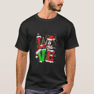 Camiseta Cavalier King Charles Spaniel Dog Árvore Natal L