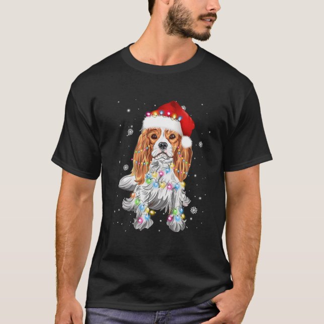 Camiseta Cavalier King Charles Spaniel Dog Engraçado Amante (Frente)