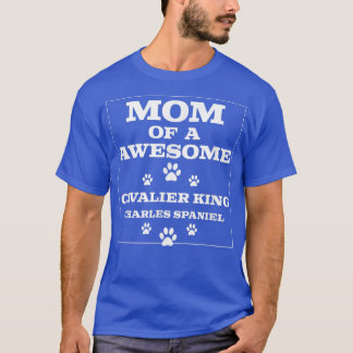 Camiseta Cavalier king charles spaniel dona de cachorros 