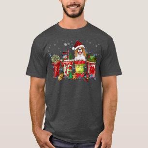 Camiseta Cavalier King Charles Spaniel Iced Latte Bonecos d