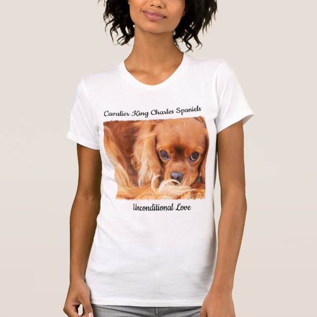 Camiseta Cavalier King Charles Spaniel Love (Frente)