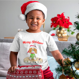 Camiseta Cavalier King Charles Spaniel Natal Aquar