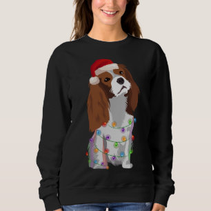 Camiseta Cavalier King Charles Spaniel Natal Luzes Xma