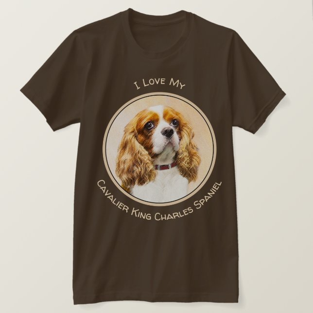 Camiseta Cavalier King Charles Spaniel Original (Frente do Design)