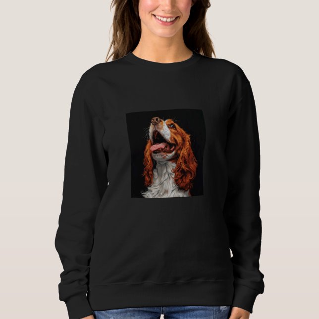 Camiseta Cavalier King Charles Spaniel Puppy Rindo Graph (Frente)
