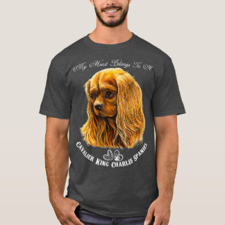 Camiseta Cavalier King Charles Spaniel Ruby