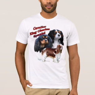 Camiseta Cavalier King Charles Spaniel Trio 2