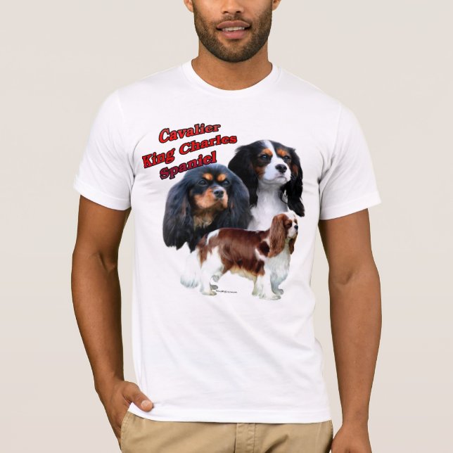 Camiseta Cavalier King Charles Spaniel Trio 2 (Frente)