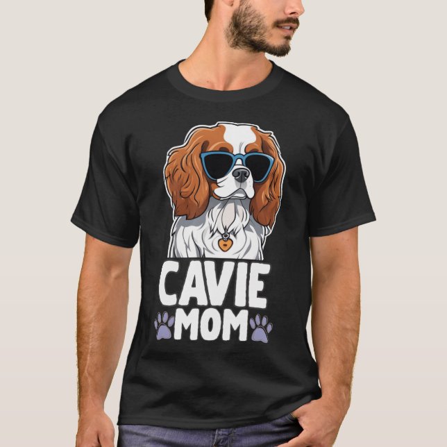 Camiseta Cavalier Mom Graceful1 friend (Frente)